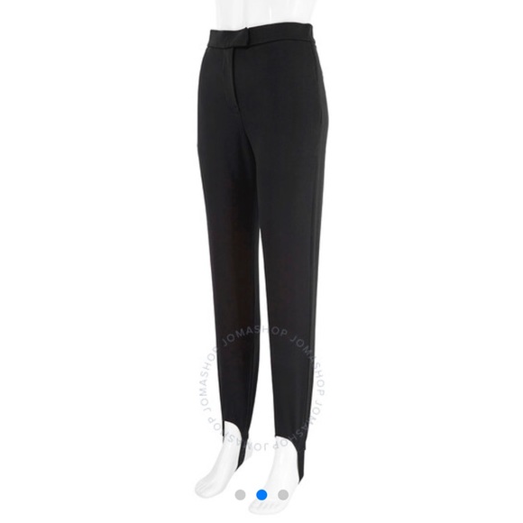 Black Cotton-blend High-waist Tailored Jodhpur Trousers, Size 2 (US Size 0) - Picture 2 of 7